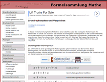 Tablet Screenshot of formelsammlung-mathe.de